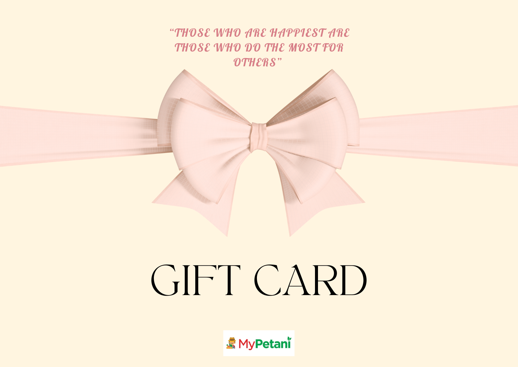 MYPETANI GIFT CARD