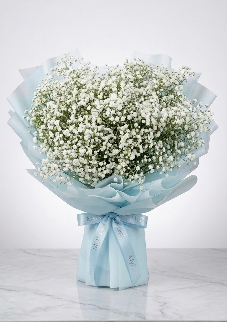 Baby Breath Flowers Bouquet (Available in KL & Selangor Only)