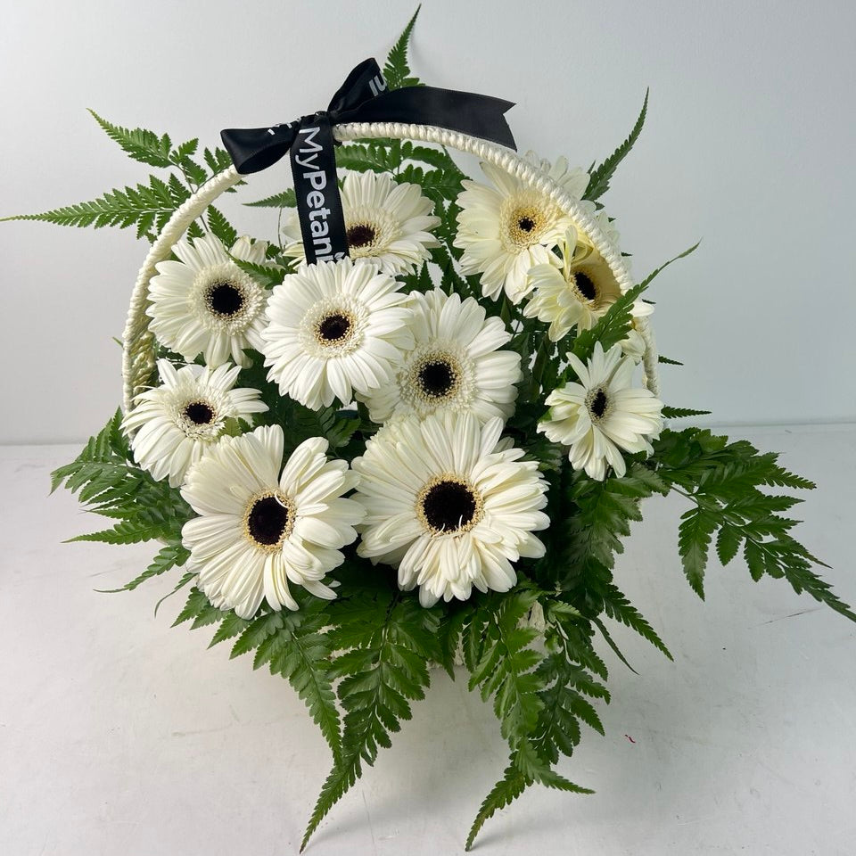 FS026 Serenity Condolence & Funeral Flower Basket (Available in KL, Selangor, Seremban only)