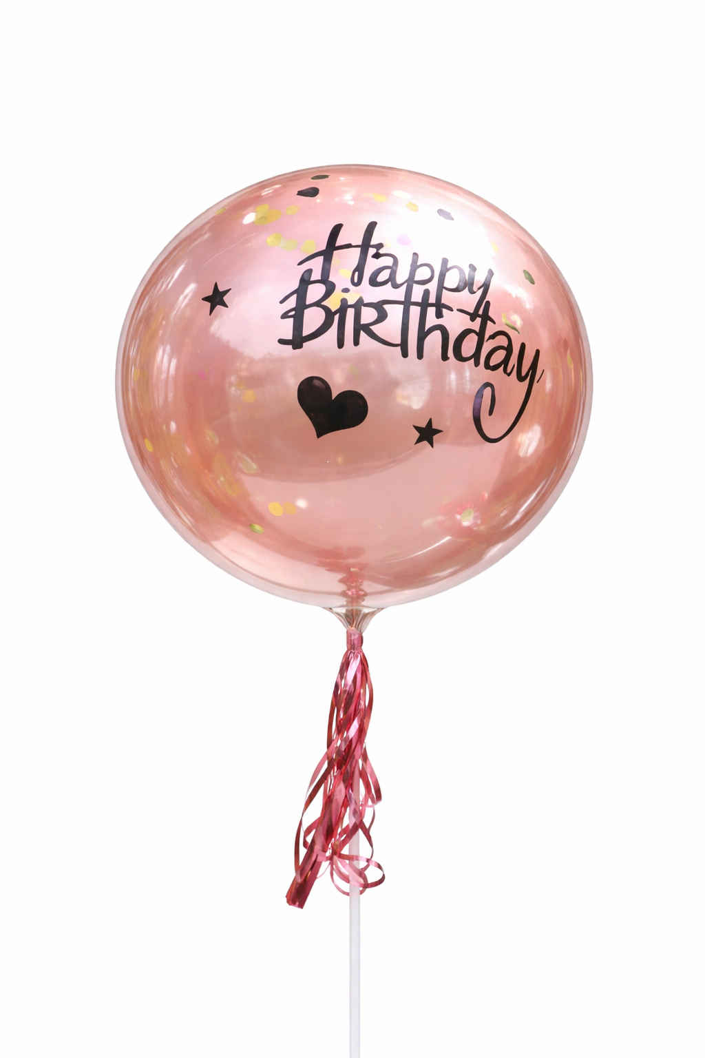 Chrome Deluxe Balloon - *with ADD-ON Name & Greeting
