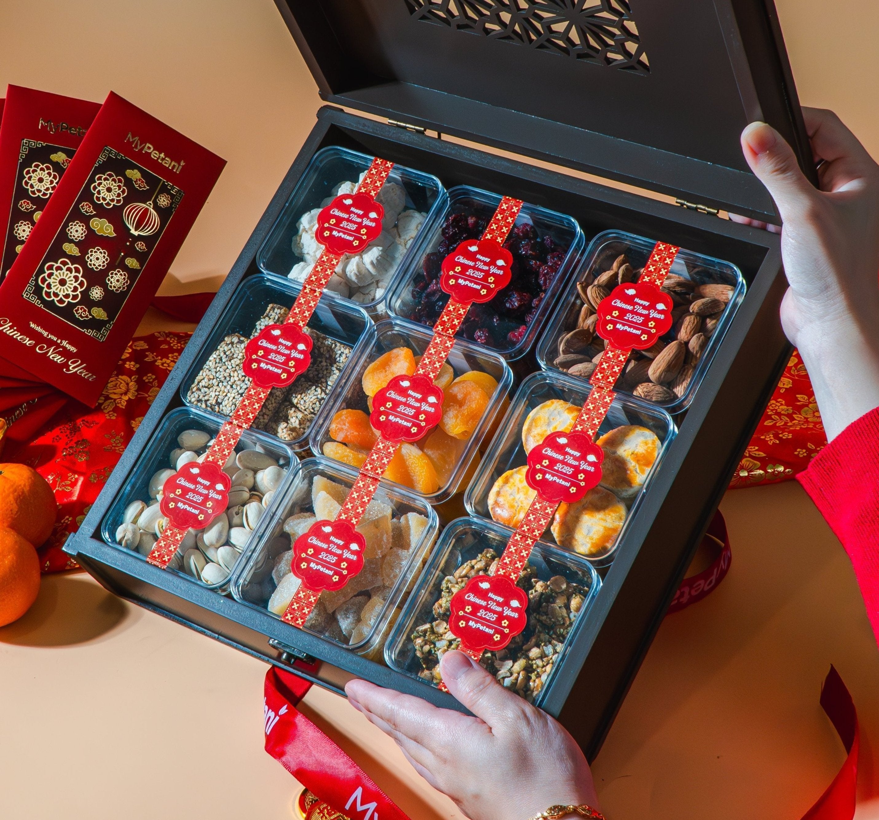 CNY 2026: 9-Blossom Orient Wooden Gift Box (Ltd Edn)