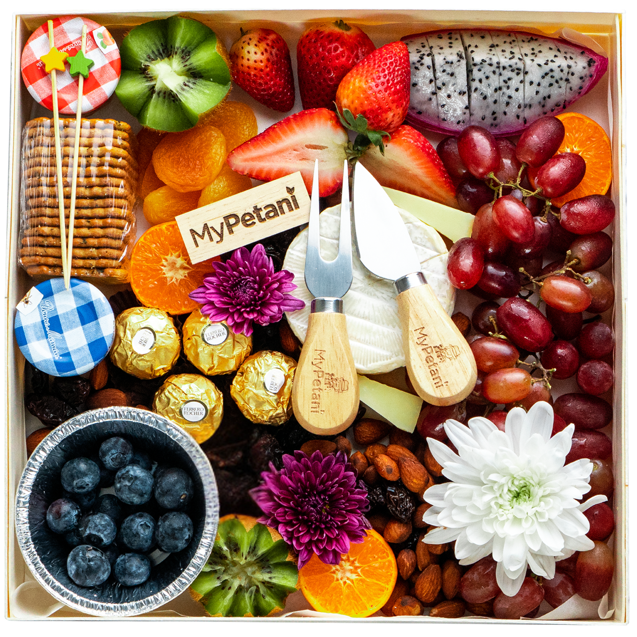 Abu Bakar Gold Cheese Fruit Grazing Platter