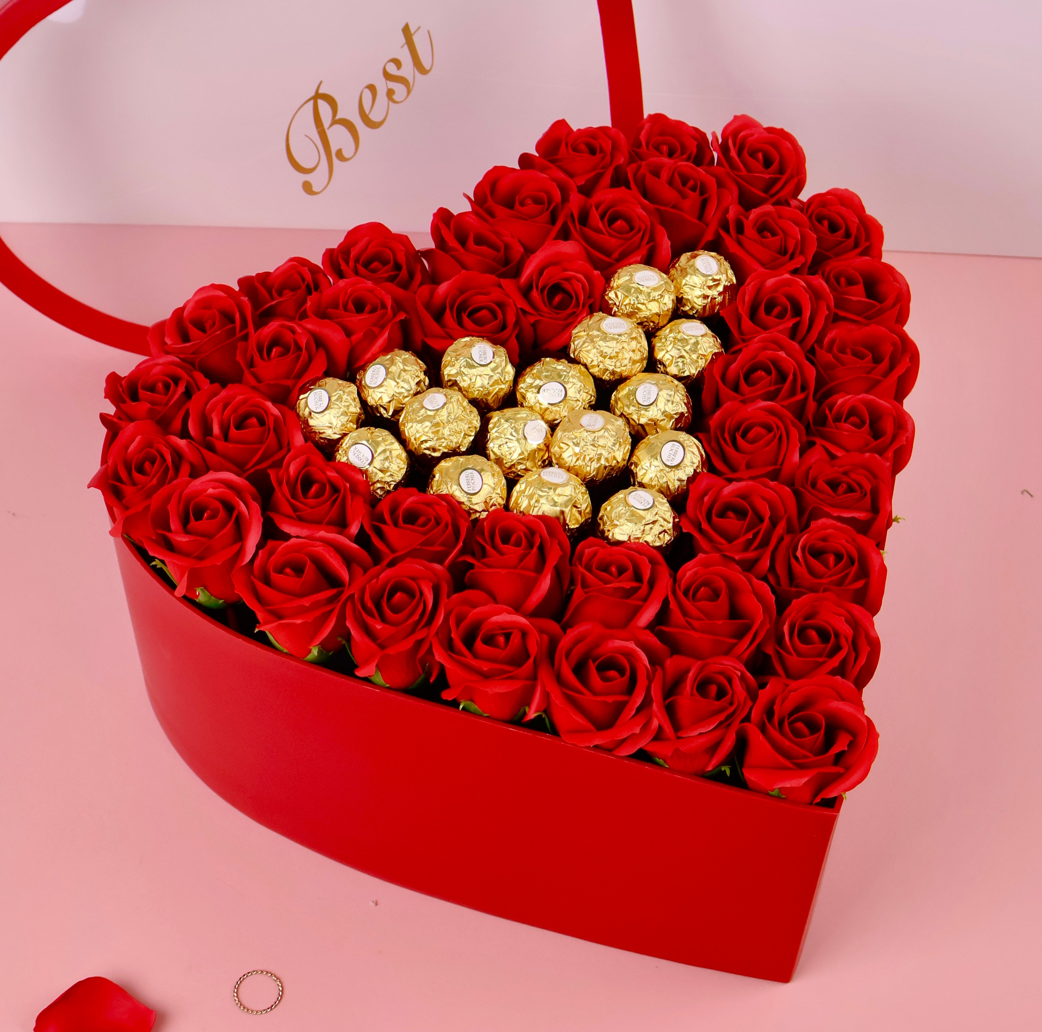 Amore Love Box (With Soap Roses)