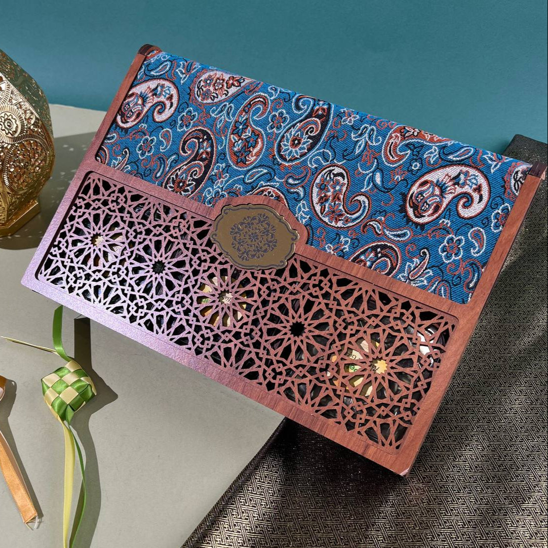 Iman Blue Gift Box