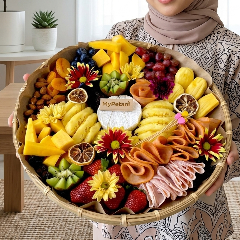 Petronas Cheese, Fruits & Cold Cuts Board