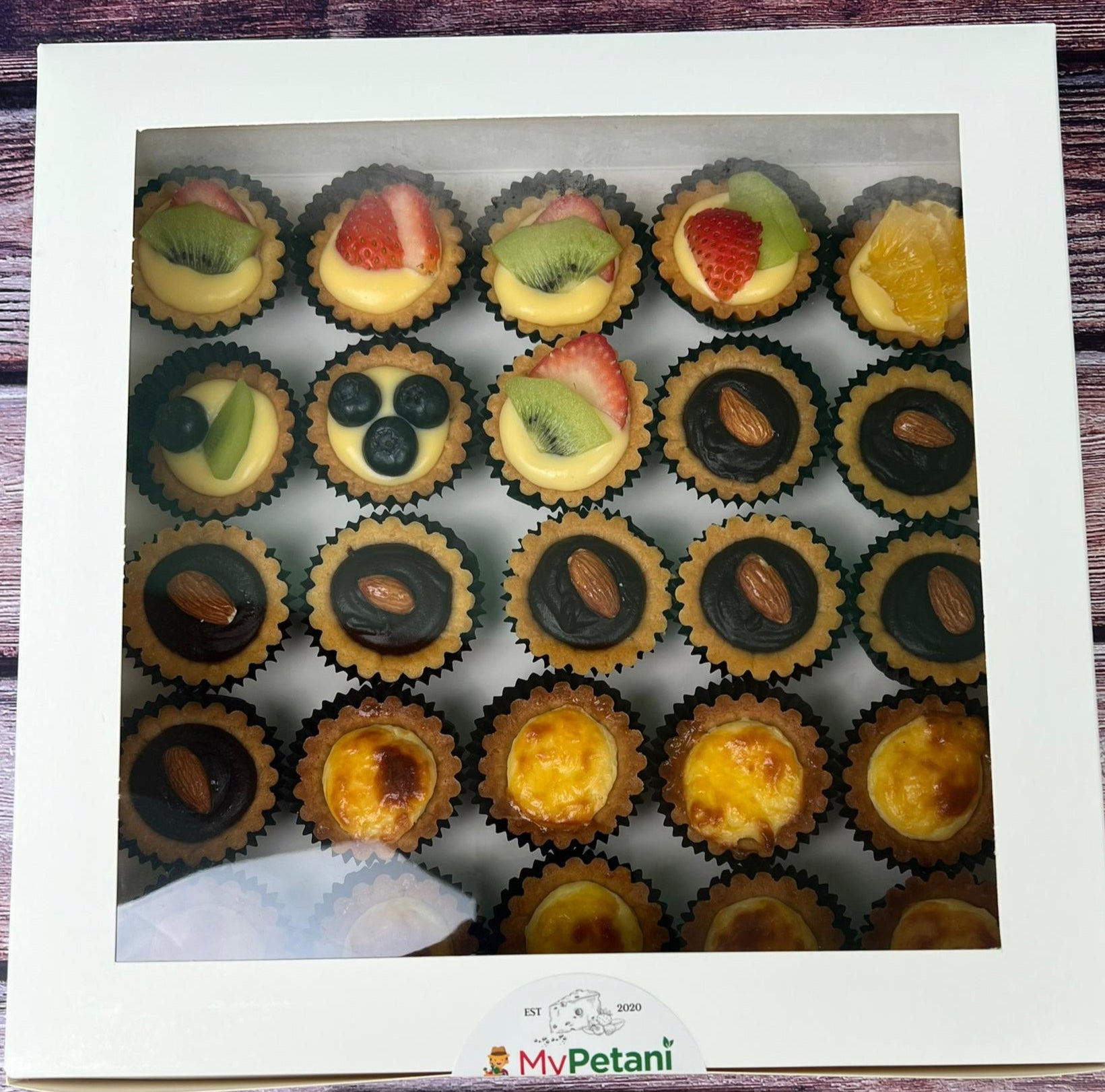 Party Set Mini Tarts- 3 Flavours! (Available in Klang Valley, Seremban & Penang)