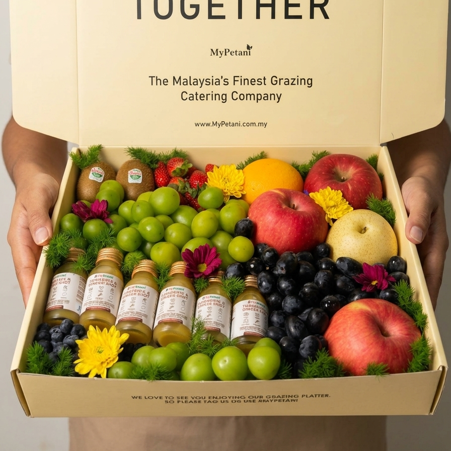 Crown Turmeric Shots & Fruits Gift Box (L)