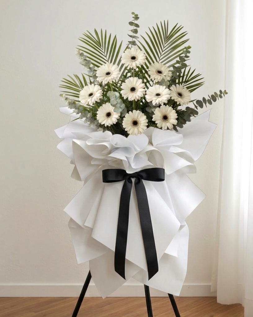 FS021 Eternal Condolences Flower Stand (Available in KL & Selangor Only)