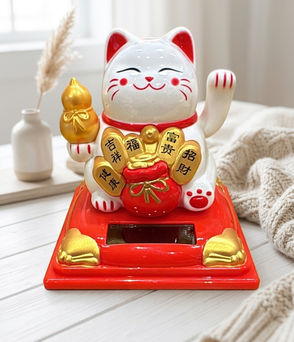 AD005 Fortune Lucky Cat 3.5"(H)