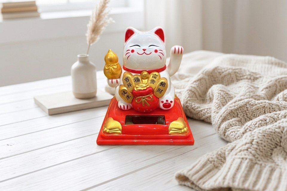 AD005 Fortune Lucky Cat 3.5"(H)