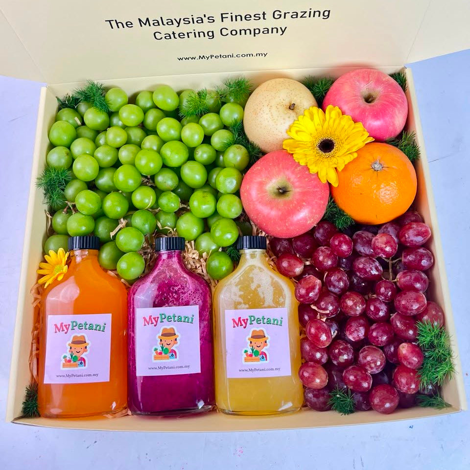Golden Bloom Harvest Fruit Juice Box