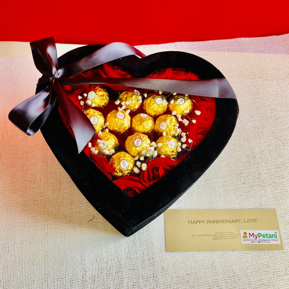 The Love Bomb Ferrero Box (With Soap Roses - Available in KL & Selangor only)