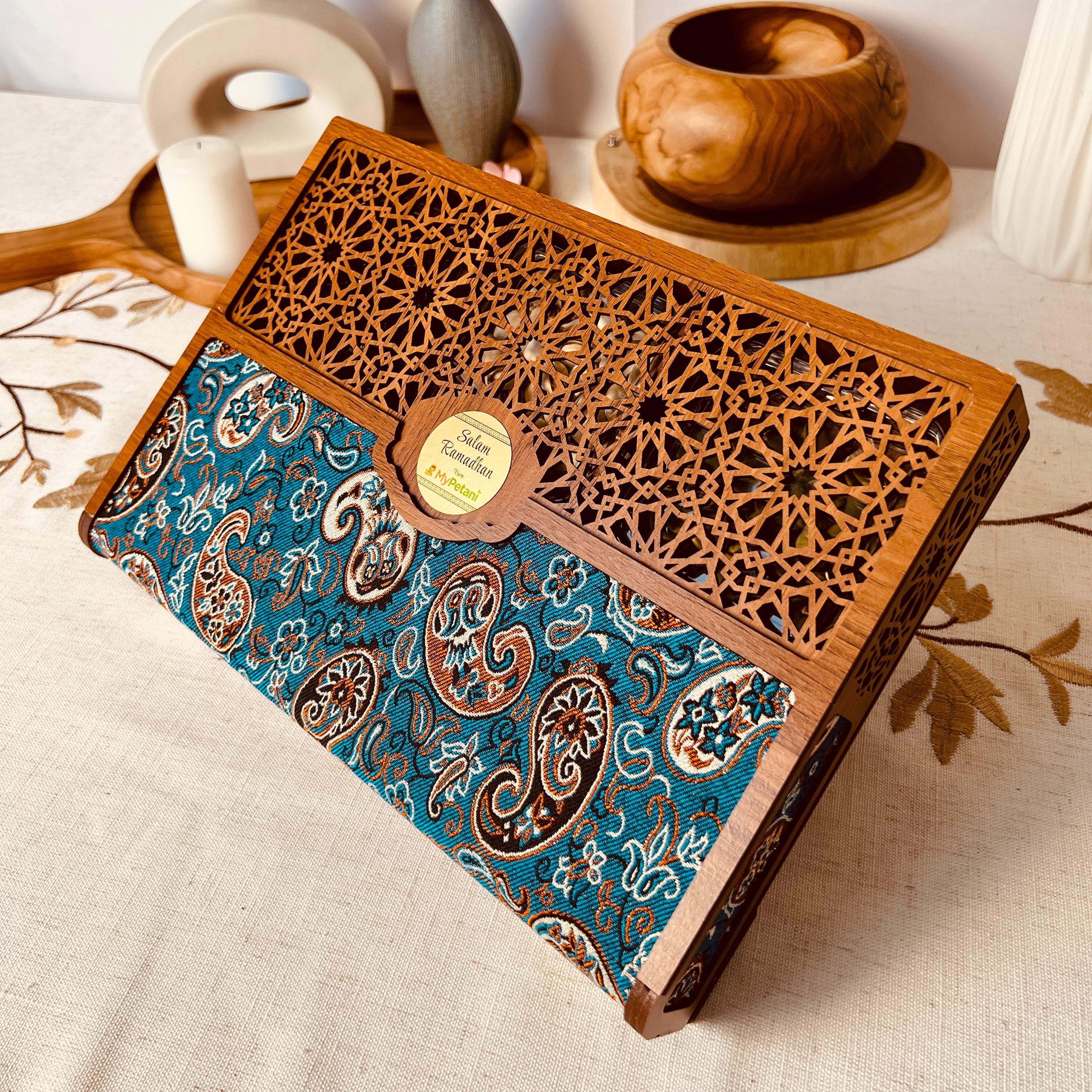 Iman Blue Gift Box