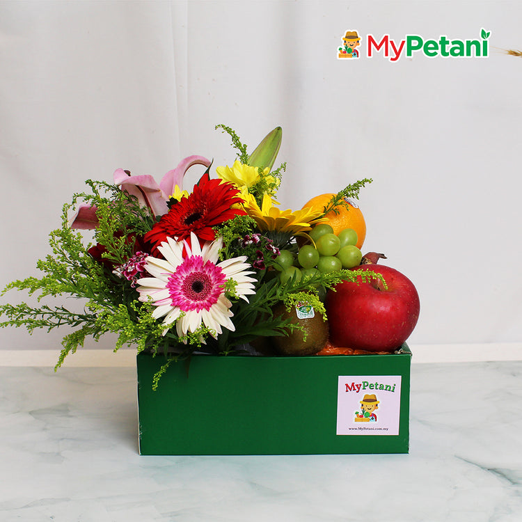 Fresh Flower & Fruit Box