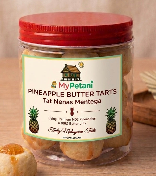 Handcrafted Pineapple Butter Tarts (±400g) [Available in KL & Selangor Only]