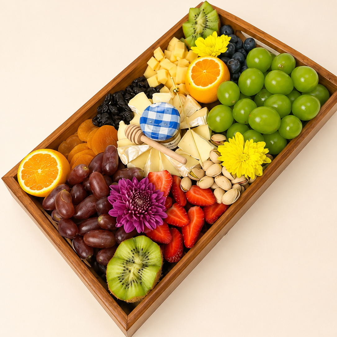 Arabella Grazing Cheese Solid Wood Board (S) [Available in KL & Selangor only]