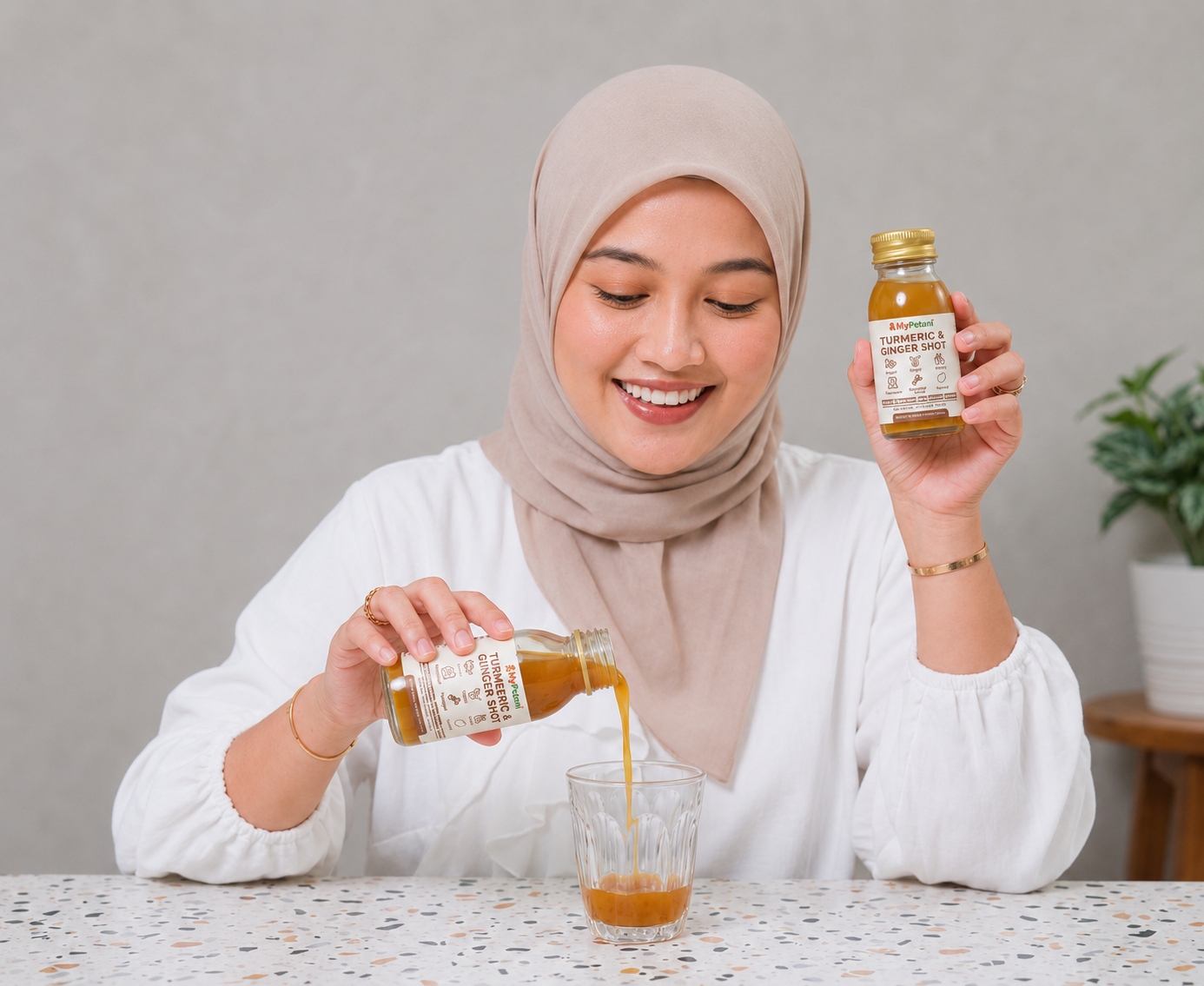 Tumeric & Ginger Daily Shots (60ml x 6 bottles) | Ready to Drink [Available in KL & Selangor only]