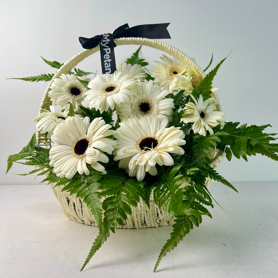 FS026 Serenity Condolence & Funeral Flower Basket (Available in KL, Selangor, Seremban only)