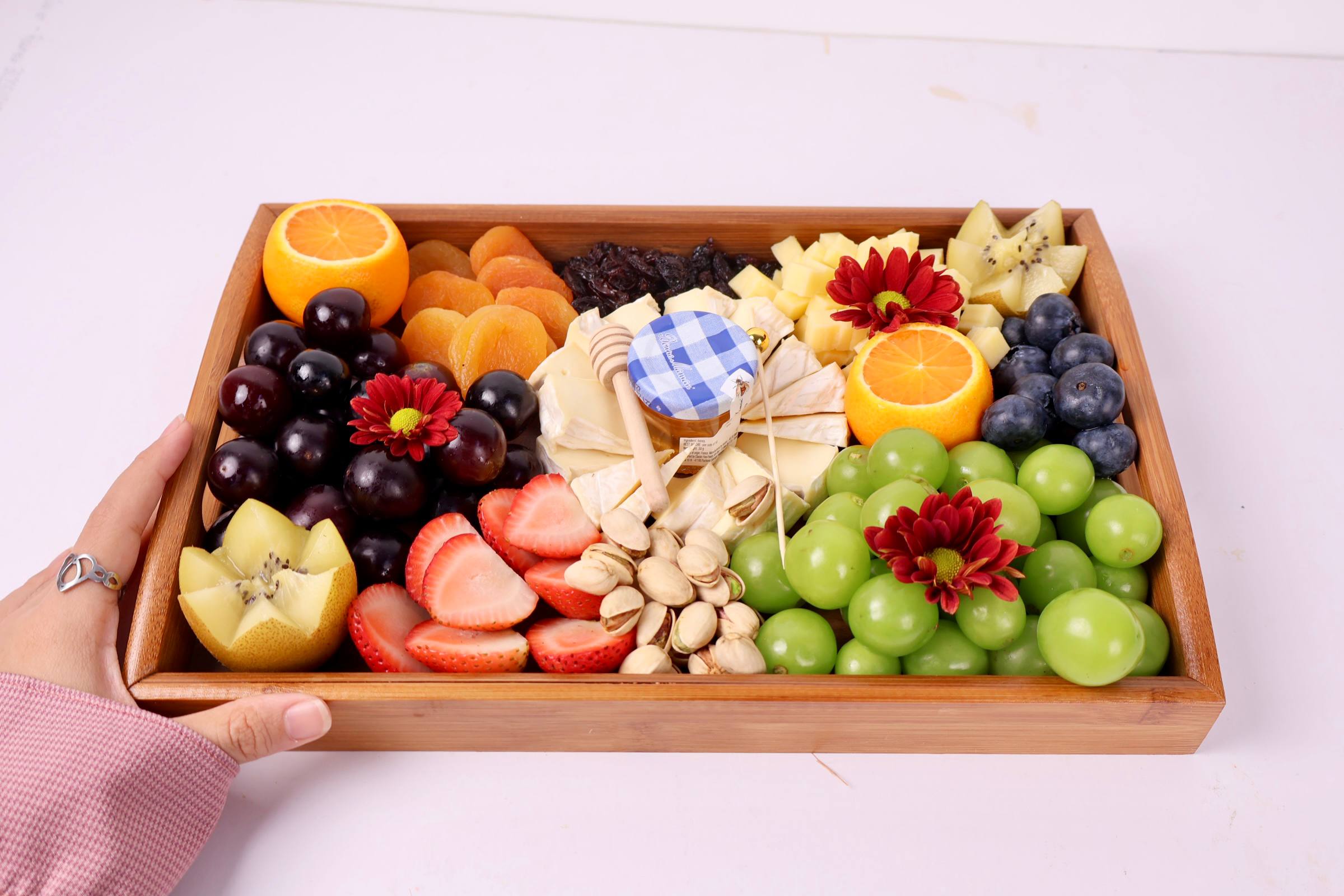 Arabella Grazing Cheese Solid Wood Board (S) [Available in KL & Selangor only]