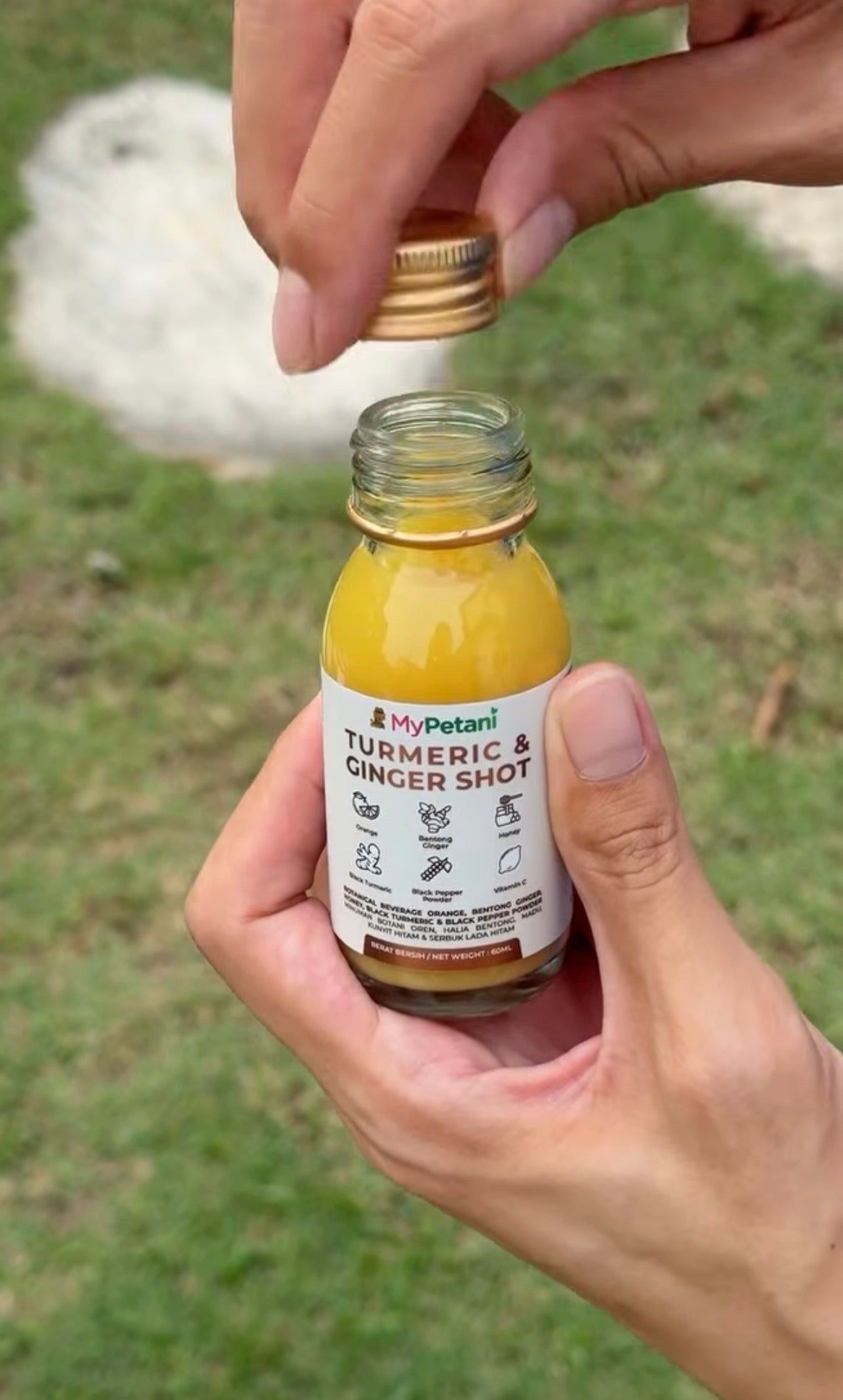 Tumeric & Ginger Daily Shots (60ml x 6 bottles) | Ready to Drink [Available in KL & Selangor only]