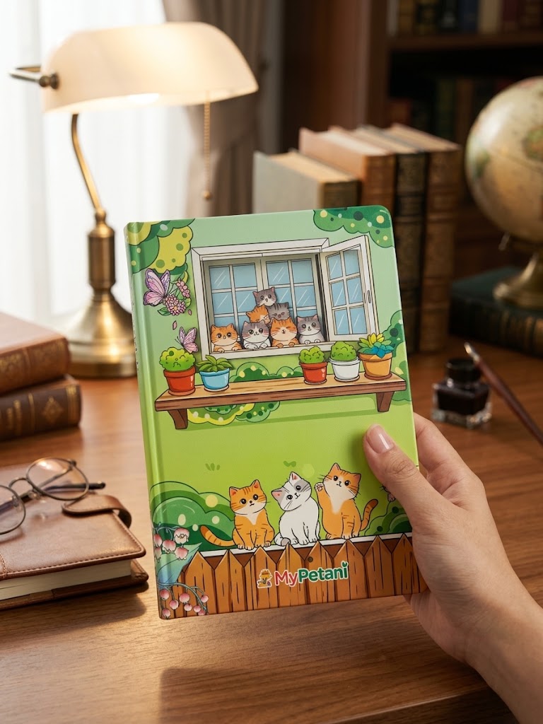 MyPetani Notebook Cat