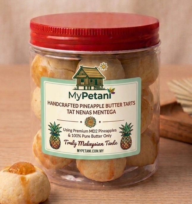 Handcrafted Pineapple Butter Tarts (±400g) [Available in KL & Selangor Only]