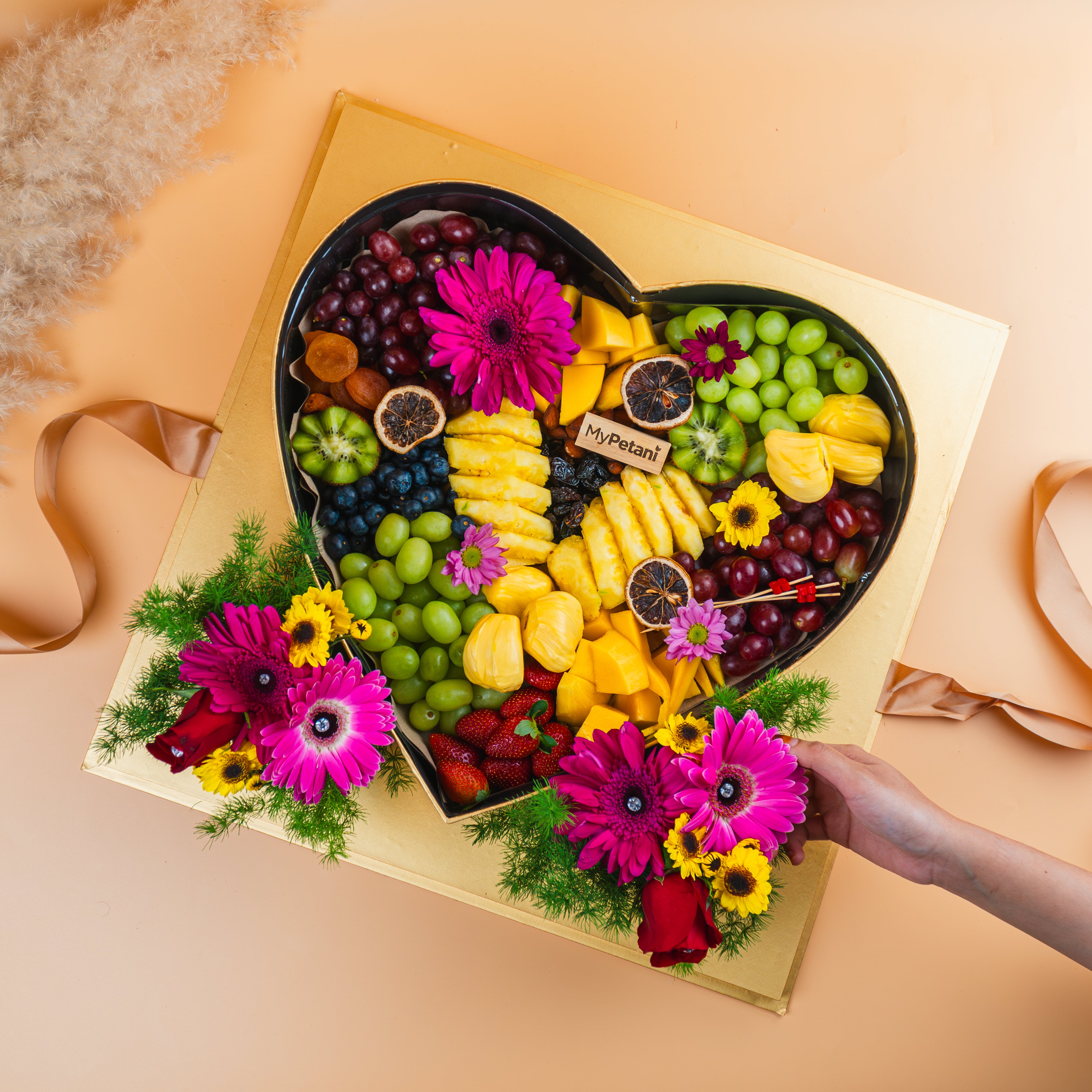 Majestic Fruits & Flowers Gift Box