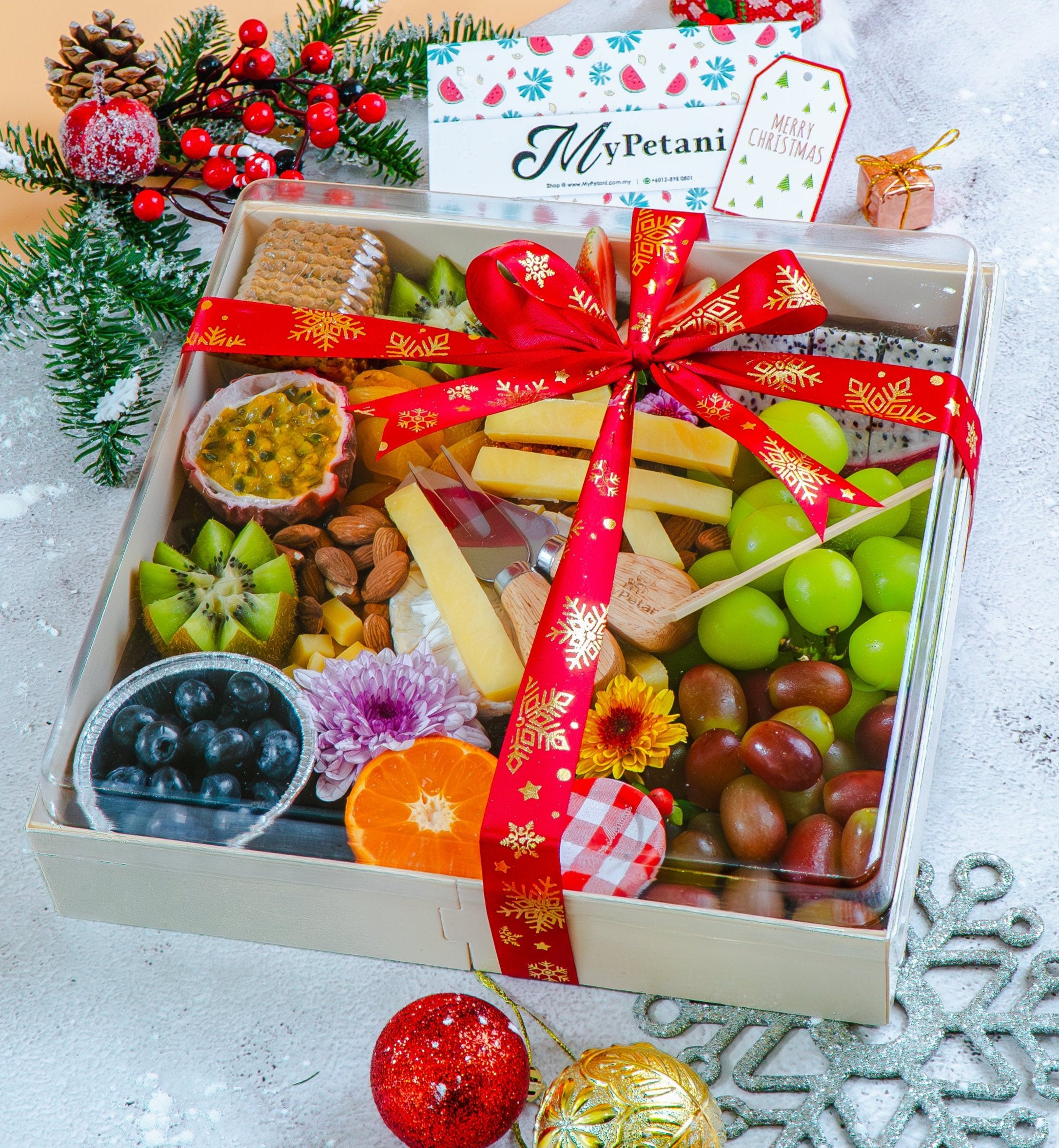 Super Cheese Fruit Platter (Available in S, M & L size)