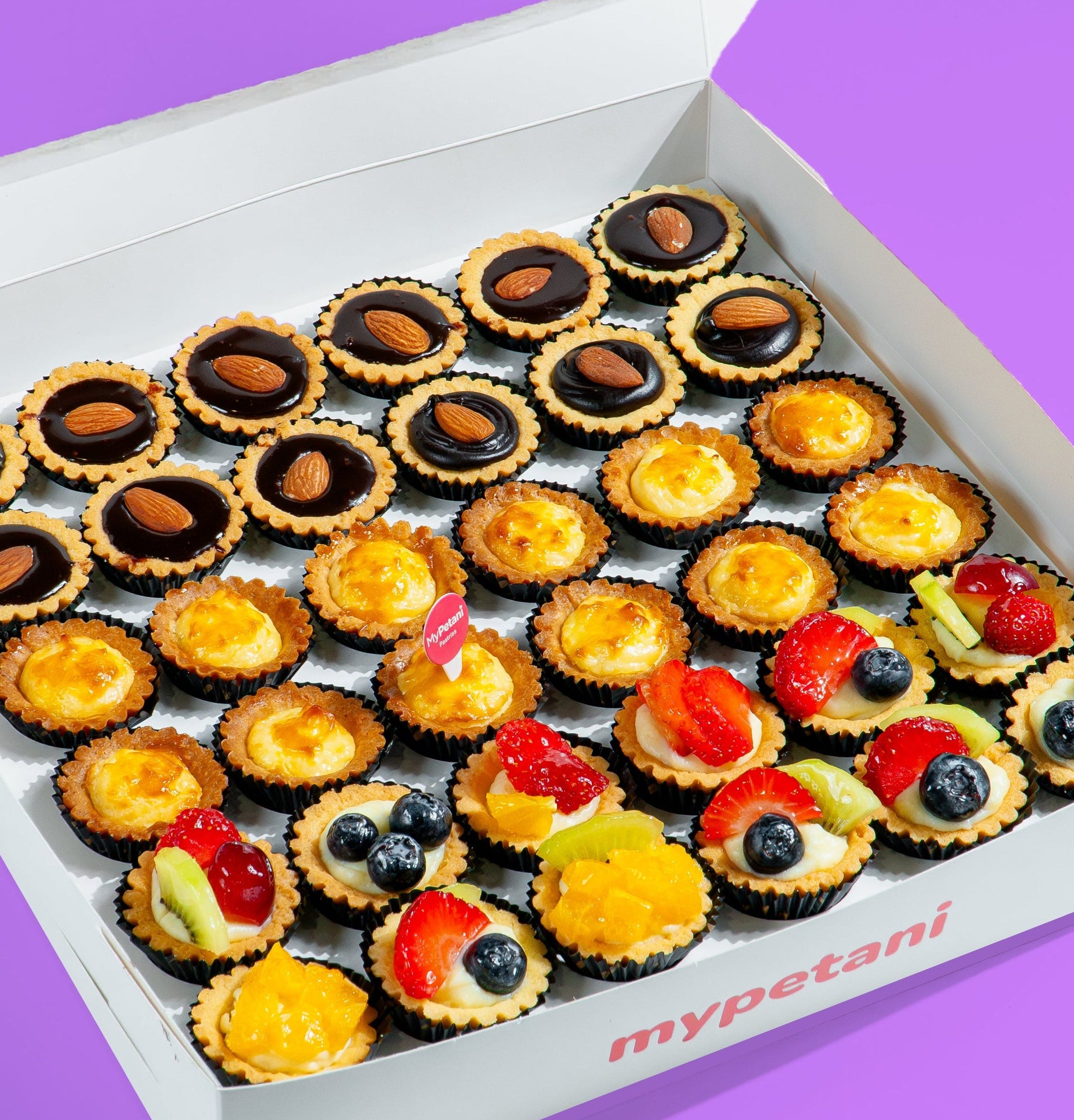 Party Set Mini Tarts- 3 Flavours! (Available in Klang Valley, Seremban & Penang)