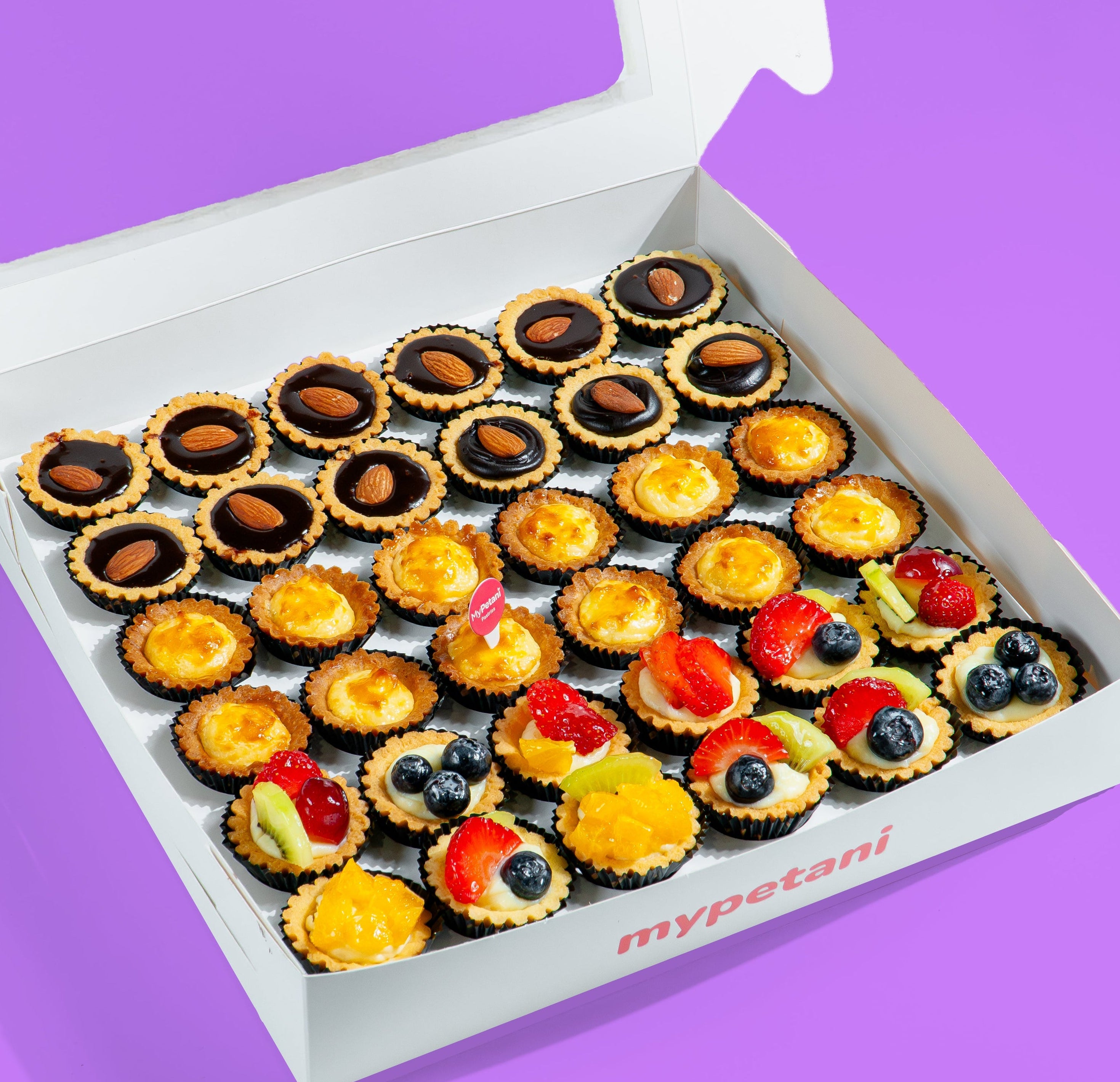 Party Set Mini Tarts- 3 Flavours! (Available in Klang Valley, Seremban & Penang)