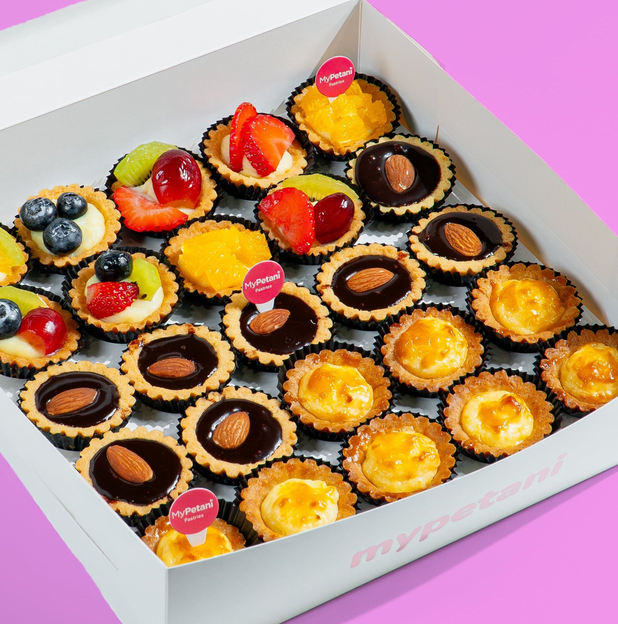 Party Set Mini Tarts- 3 Flavours! (Available in Klang Valley, Seremban & Penang)
