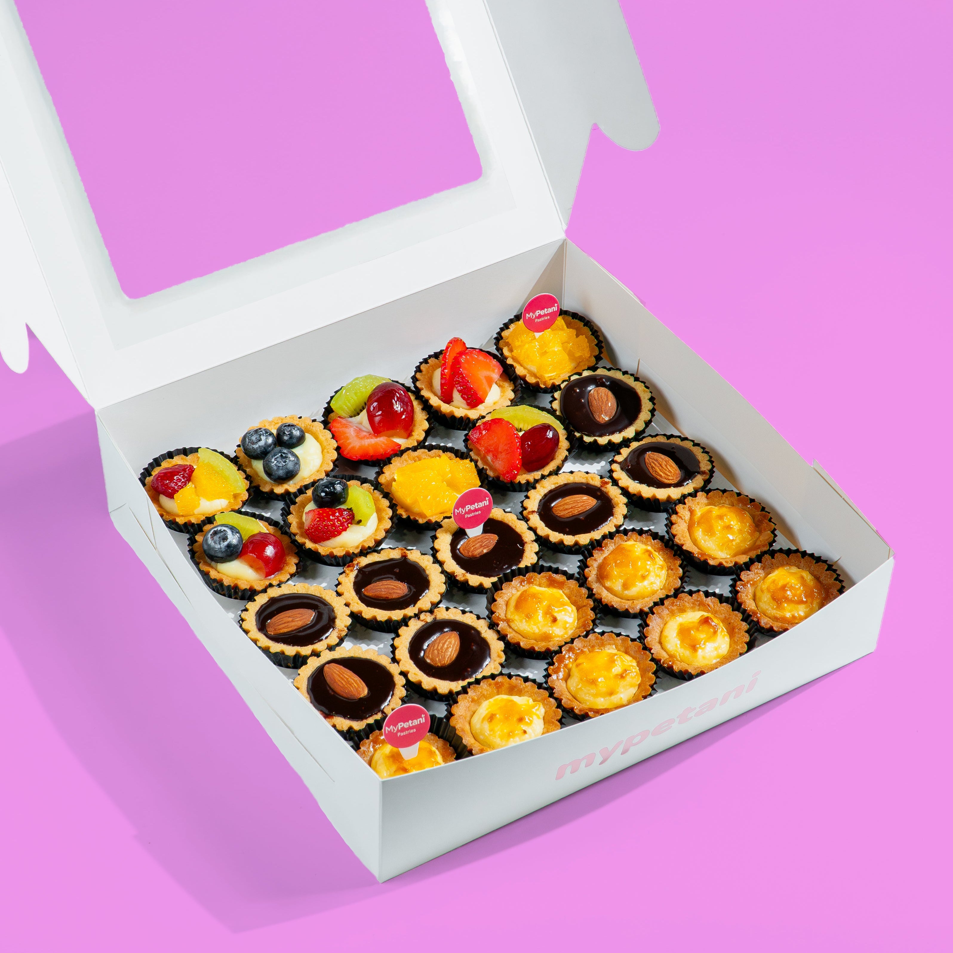 Party Set Mini Tarts- 3 Flavours! (Available in Klang Valley, Seremban & Penang)