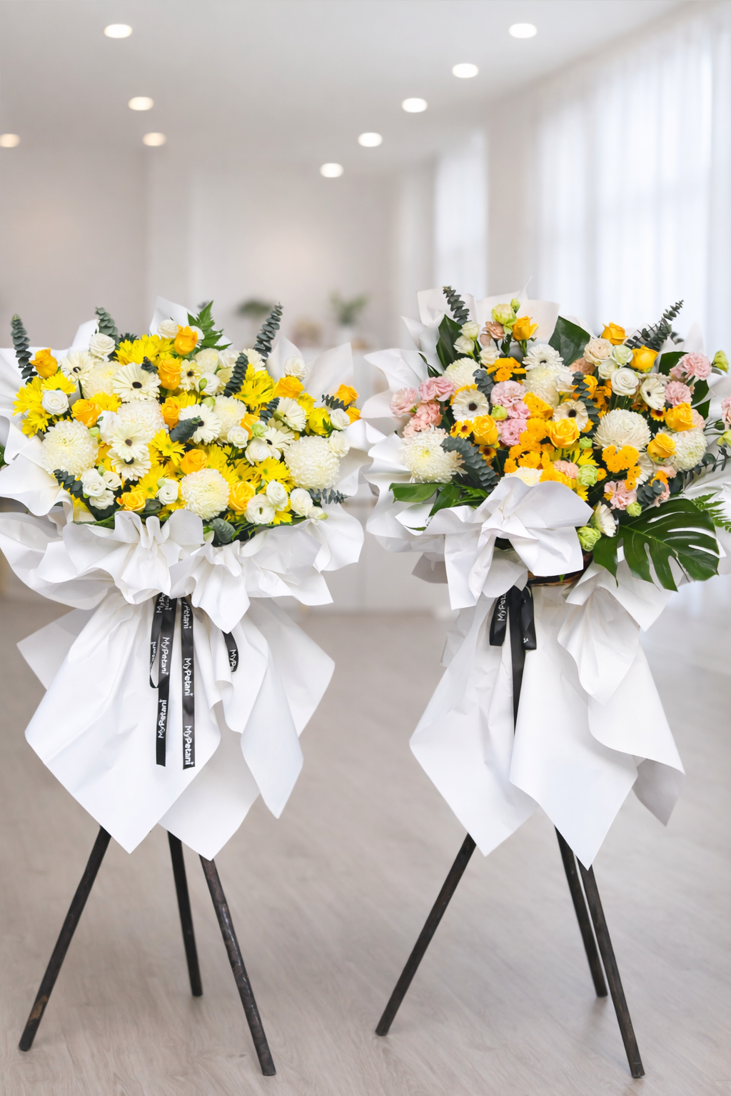 Eternal Condolences Flower Stand (Next Day Delivery - Available in KL & Selangor only)