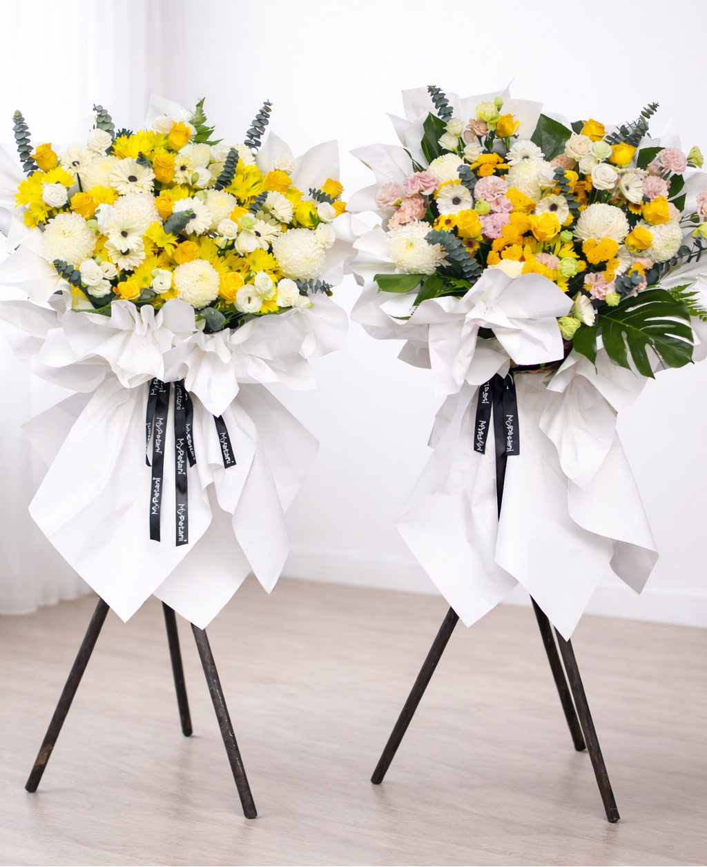 Eternal Condolences Flower Stand (Next Day Delivery - Available in KL & Selangor only)