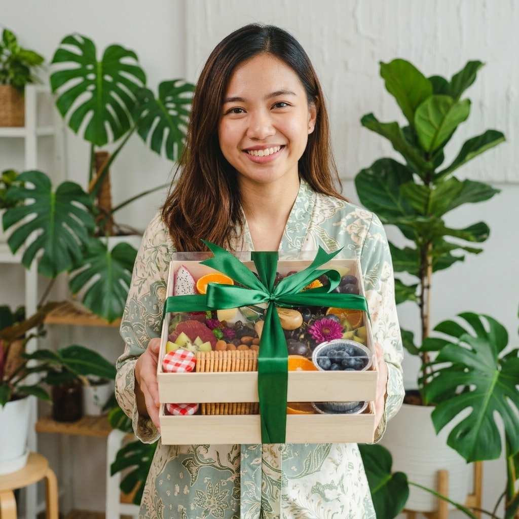 Double Large Cheese Fruit Platter
