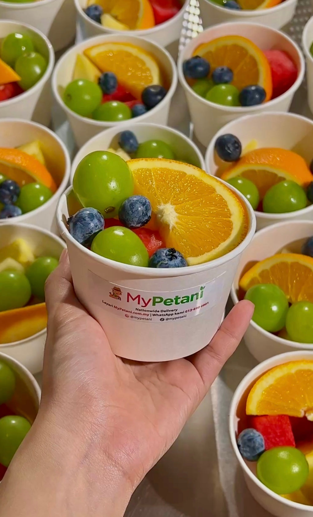 Party Fruit Cups (15-1,000 pax) [Available in KL, Selangor, Penang, Sg Petani & Johor]