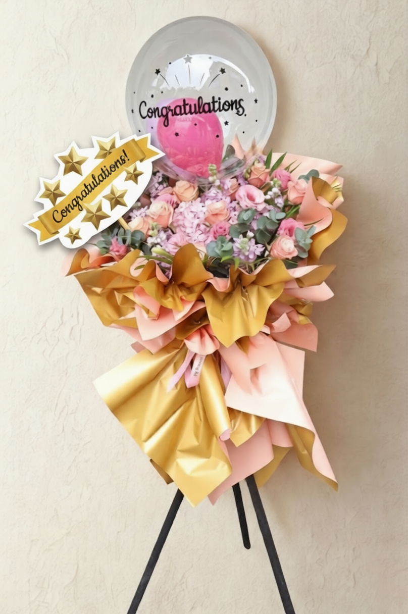 FS001 Grand Opening Fresh Flower Stand (Available in KL, Selangor & Seremban Only)
