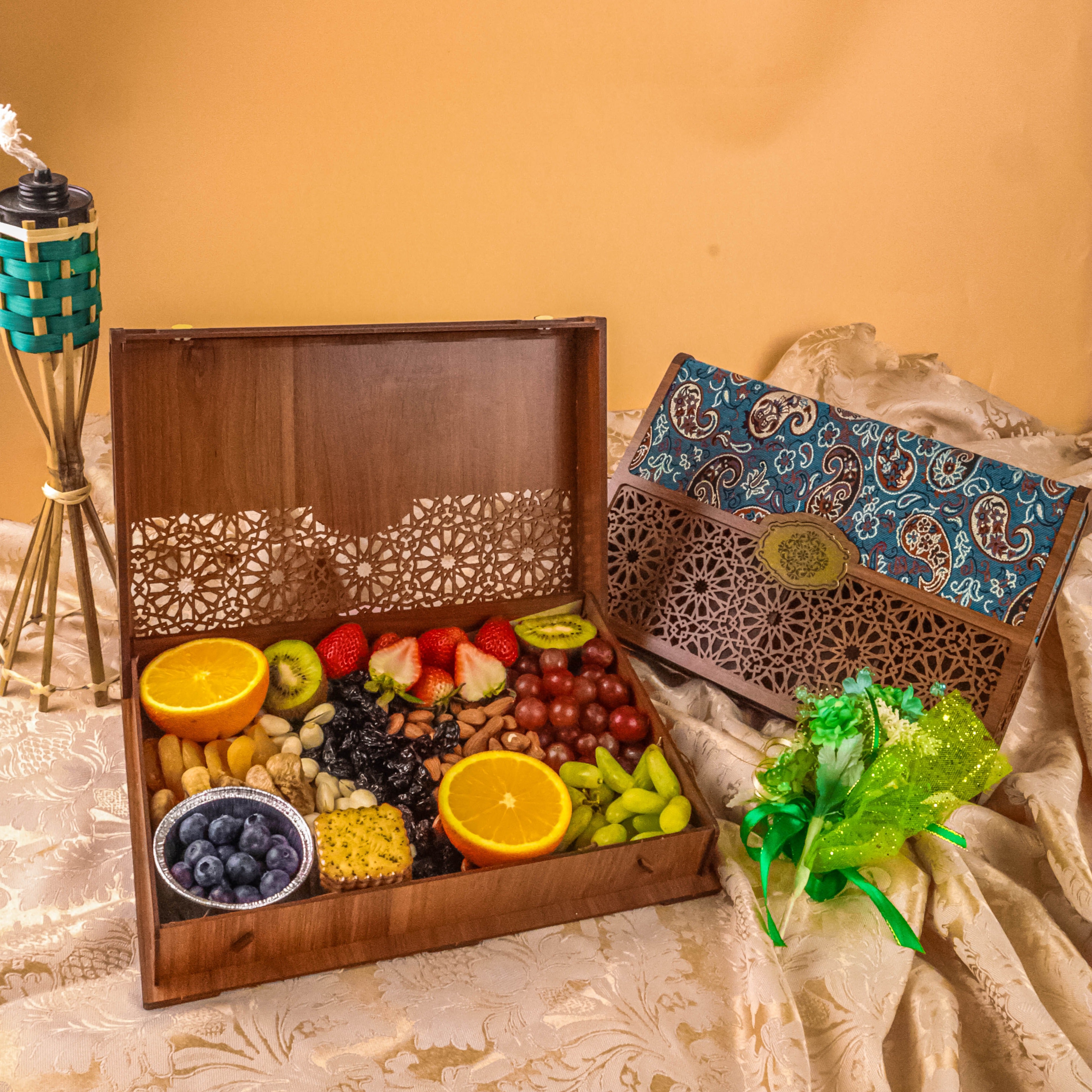 Raya Haji 2024: Qadeeja Wooden Gift Box (Available in Selangor & KL)