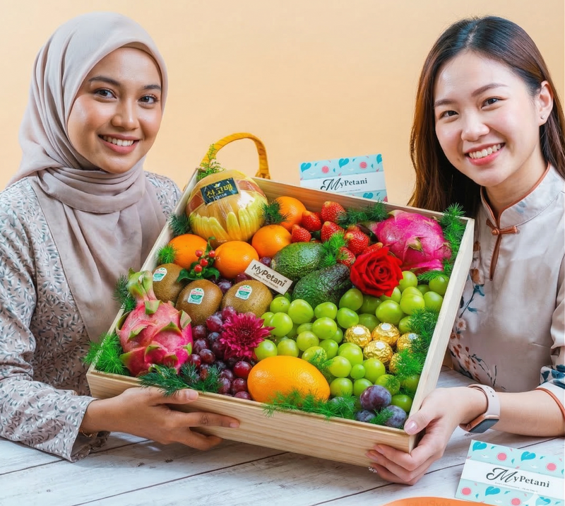 Beautiful fruit & cheese platters — delivered today.