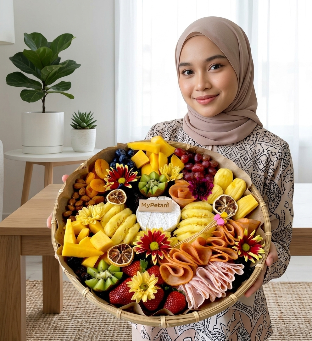 Petronas Cheese, Fruits & Cold Cuts Board