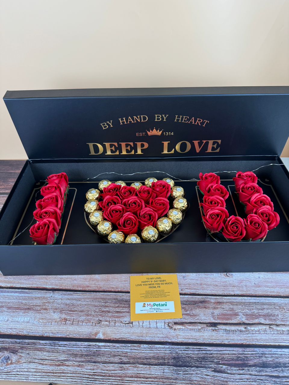 Deep Love Box(With Soap Roses) - Available in Klang Valley