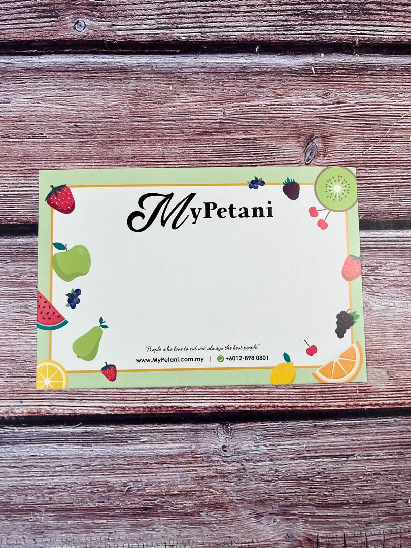 FOC Wish Card (black and white printing)