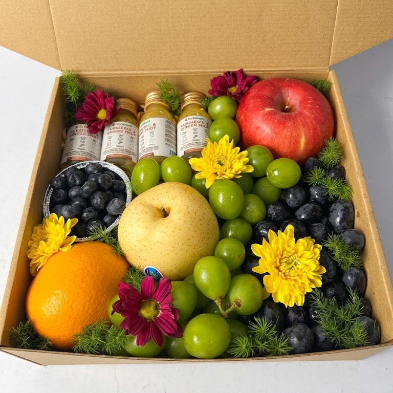 Cameron Vitality Turmeric Shots & Fresh Fruits Box (M)