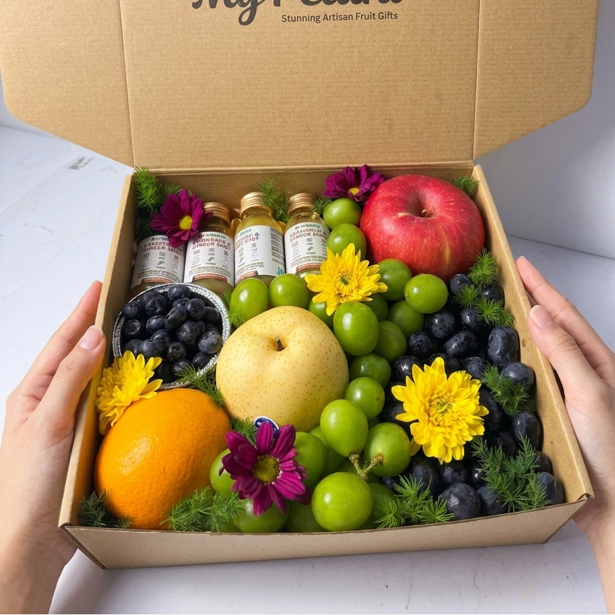 Cameron Vitality Turmeric Shots & Fresh Fruits Box (M)