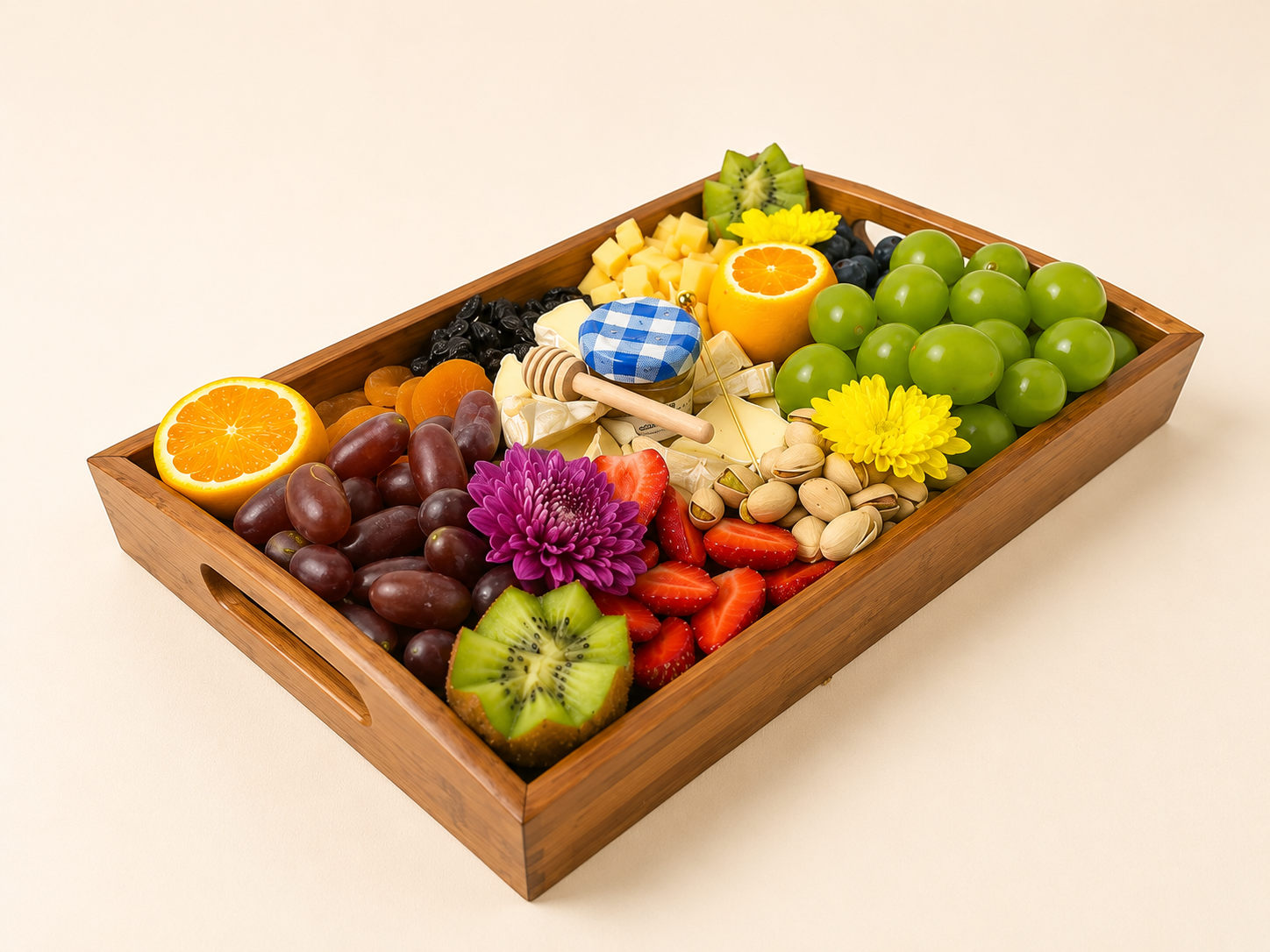 Arabella Grazing Cheese Solid Wood Board (S) [Available in KL & Selangor only]