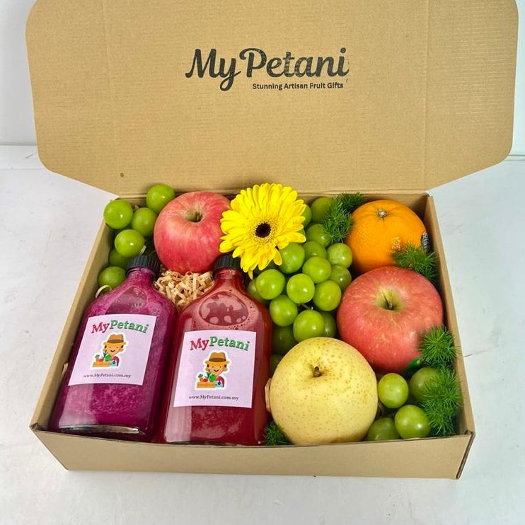 Sunlit Orchard Fruits & Cold-Pressed Juice Box
