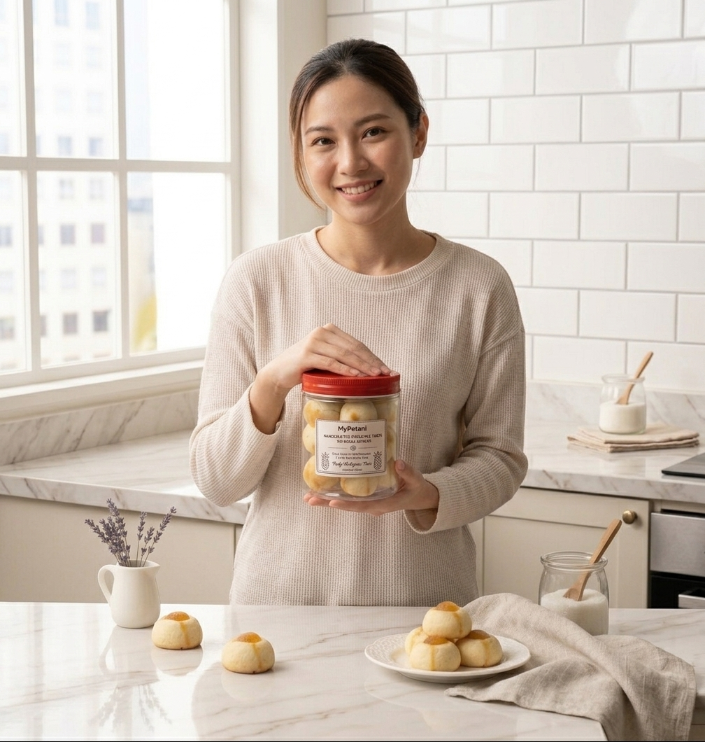 Handcrafted Pineapple Butter Tarts (±400g) [Available in KL & Selangor Only]