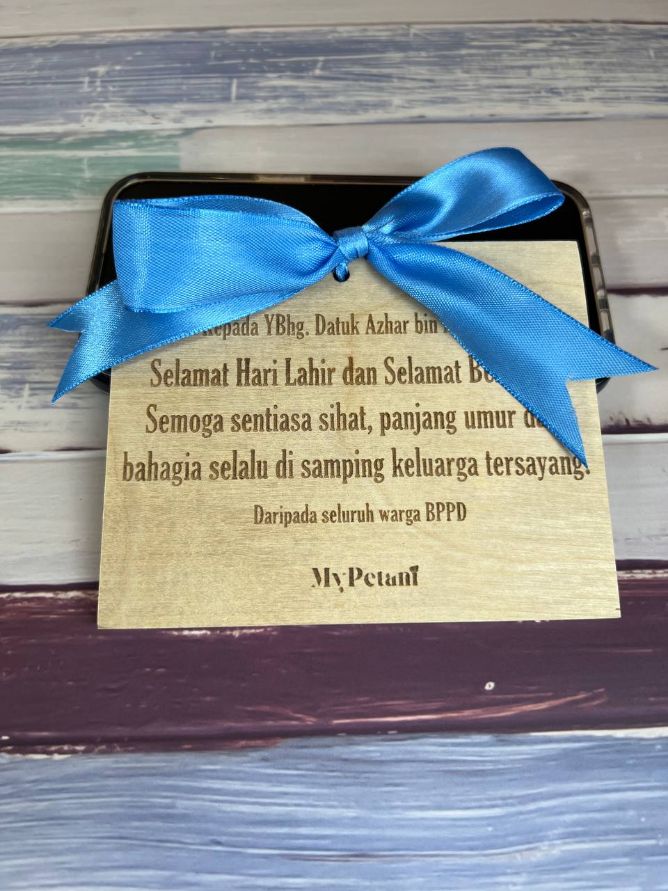 Engraved Wish Wood (Available in Klang Valley & Seremban)