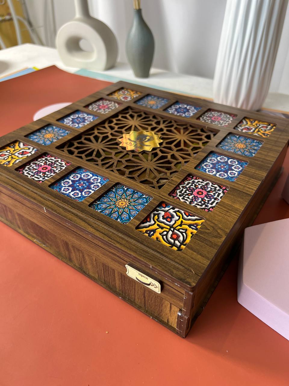 Jasmine Super Cheese Fruits Box (With Unique Carved Wooden Box)