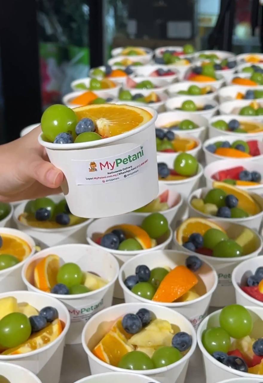 Party Fruit Cups (15-1,000 pax) [Available in KL, Selangor, Penang, Sg Petani & Johor]